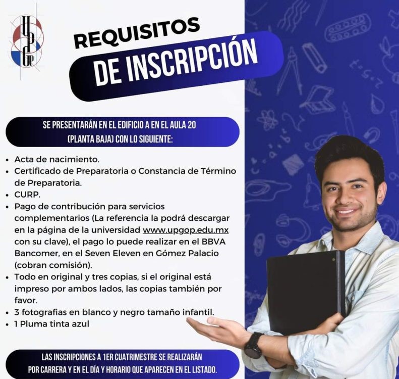 Requisitos inscripcion